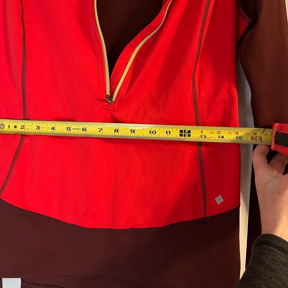 Columbia 3/4 zip cycling jersey